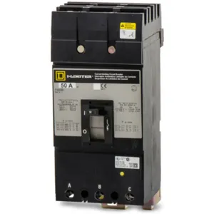 SQUARE D FI36050 Circuit Breaker I-line Style Plug-in 50 Amp 600vac 3p 200kaic@480v | AG8NQK