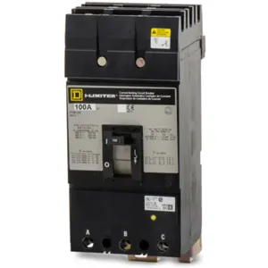 SQUARE D FI36100 Circuit Breaker I-line Style Plug-in 100 Amp 600vac 3p 200kaic@480v | AG8NQQ