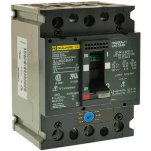 SQUARE D GJL36030M04 Circuit Breaker Feed-thru 30 Amp 600vac 3p 65kaic@480v | AG8NYY