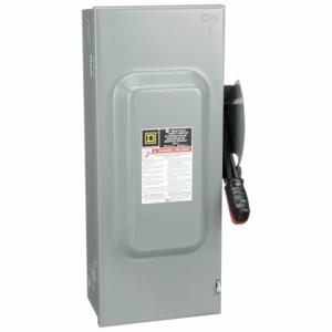 SQUARE D H363N Safety Switch, Fusible, 100 A, Three Phase, 600 Vac, Galvanized Steel, Indoor | CU4GGL 1H359