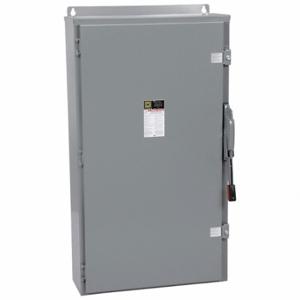 SQUARE D H366AWK Safety Switch, Fusible, 600 A, Three Phase, 600V AC, Galvanized Steel, Indoor/Outdoor | CU4GHC 2JYJ1