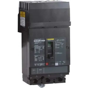 SQUARE D HDA36100 Circuit Breaker, I-Line, Plug-In, 100 A, 600 VAC, 3P | AG8PAP