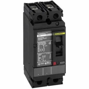 SQUARE D HDL26015 Circuit Breaker, 15A, 2 Poles, 600VAC, 14KA, Thermal Magnetic | AF6PQA 1MAJ5