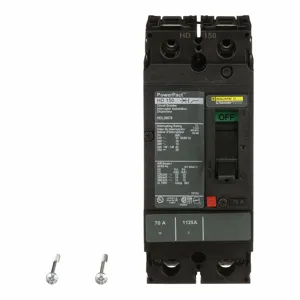 SQUARE D HDL26070 Circuit Breaker 70a 2p 600vac Lug | AF6PQH 1MAK3