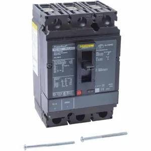 SQUARE D HDL36015 Molded Case Circuit Breaker, HD, 3 P, 15 A, 600 VAC, Lug | AF6PRB 1MAU2