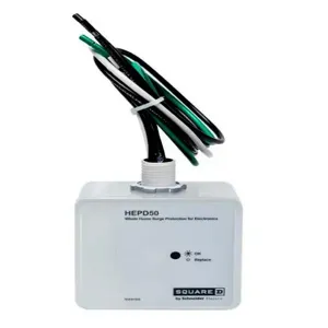 SQUARE D HEPD50 Surge Suppressor, 3 Wire, 2 Pole | CE6JVP