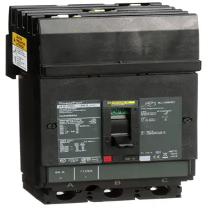 SQUARE D HGA36060SA Molded Case Circuit Breaker, 60A, ABC Phase, Shunt Trip | CE6JUF