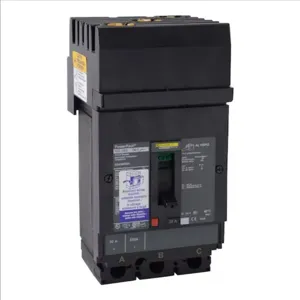 SQUARE D HGA36100U31X PowerPact H Circuit Breaker, 100A, 3P, Micrologic 3.2 Trip | CE6JMC