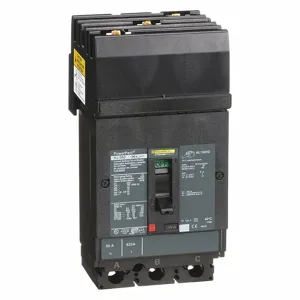 SQUARE D HJA36050 Circuit Breaker I-line Style Plug-in 50 Amp 600vac 3p 65kaic@480v | AG8PLP