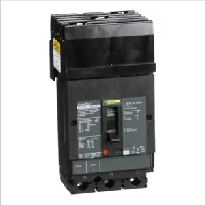 SQUARE D HJA36090 Circuit Breaker I-line Style Plug-in 90 Amp 600vac 3p 65kaic@480v | AG8PLT