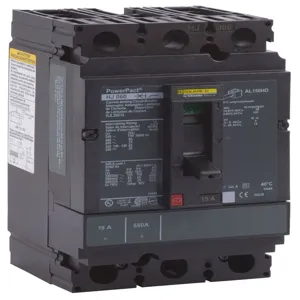 SQUARE D HJL26025 Circuit Breaker Feed-thru 25 Amp 600vac 2p 65kaic@480v | AG8PMV