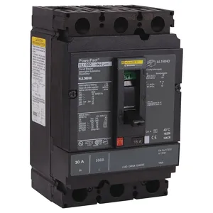 SQUARE D HJL36030 Circuit Breaker Feed-thru 30 Amp 600vac 3p 65kaic@480v | AG8PNN