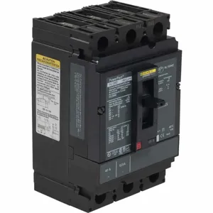 SQUARE D HJL36040 Circuit Breaker, 40A, 3 Pole, 600VAC, 25KA, Lugs, Thermal Magnetic | AG8PNQ