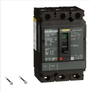 SQUARE D HJL36050 Circuit Breaker Feed-thru 50 Amp 600vac 3p 65kaic@480v | AG8PNT