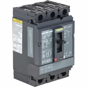 SQUARE D HJL36110 Circuit Breaker Feed-thru 110 Amp 600vac 3p 65kaic@480v | AG8PNZ