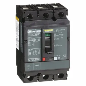 SQUARE D HJL36100 Circuit Breaker Feed-thru 100 Amp 600vac 3p 65kaic@480v | AG8PNY