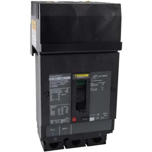 SQUARE D HLA36150 Circuit Breaker I-line Style Plug-in 150 Amp 600vac 3p 100kaic@480v | AG8PRM