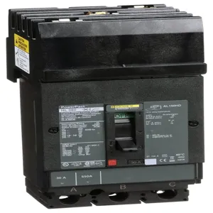 SQUARE D HLA36030 Circuit Breaker I-line Style Plug-in 30 Amp 600vac 3p 100kaic@480v | AG8PRA