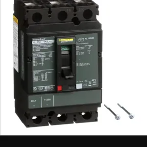 SQUARE D HLL36080 Circuit Breaker Feed-thru 80 Amp 600vac 3p 100kaic@480v | AG8PUD