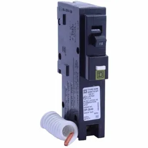 SQUARE D HOM115CAFI Plug In Circuit Breaker 15a 1 Pole 10ka 240v | AF6FXJ 12R452