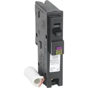 SQUARE D HOM115HM Miniature Circuit Breaker, High Magnetic, 15A, Single Pole | CE6JPL