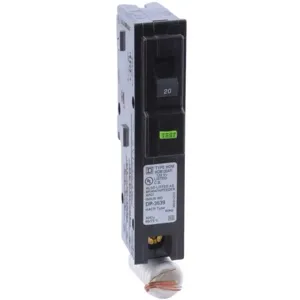 SQUARE D HOM120AFI Plug In Circuit Breaker 20a 1p 10ka 240v | AG6QEV 3XE16