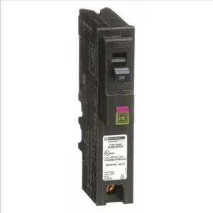 SQUARE D HOM120PDF Plug In Circuit Breaker Hom 20 Amp 120vac 1p 10kaic@120v | AG8PYZ