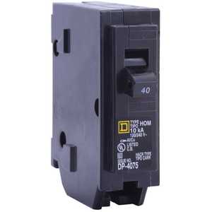 SQUARE D HOM150 Plug In Circuit Breaker 50a 1p 10ka 240v | AA9GJB 1D346