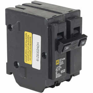 SQUARE D HOM220 Plug In Circuit Breaker 20a 2p 10ka 240v | AA9GJG 1D352