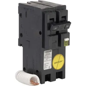 SQUARE D HOM220CAFI Plug In Circuit Breaker Qo 20 Amp 240vac 2p 10kaic@240v | AG8PZC