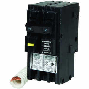 SQUARE D HOM230GFI Plug In Circuit Breaker 30a 2p 10ka 240v | AA9GJK 1D355