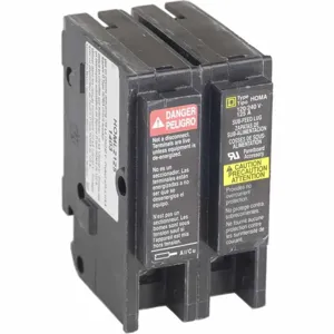 SQUARE D HOML2125 Plug In Circuit Breaker Hom 125 Amp 240vac 2p | AG8PZF