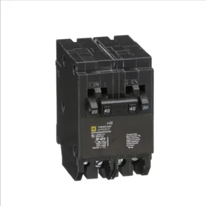 SQUARE D HOMT2020240 Plug In Circuit Breaker Hom 20 Amp 240vac 10kaic@240v | AG8PZN