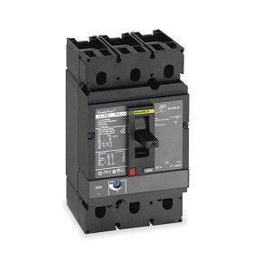 SQUARE D JDL36225LC Molded Case Circuit Breaker, 3P, 225A, 600VAC, Feed-Thru | CE6JPZ