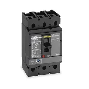 SQUARE D JJP36200 Molded Case Circuit Breaker, 200A, 25kAIC at 480V, 3 Phase | CE6JQT