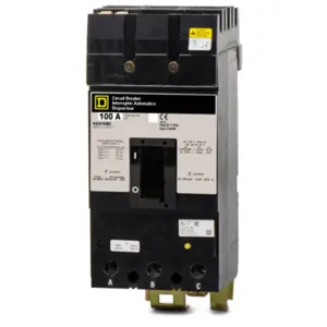 SQUARE D KA26100BC Circuit Breaker I-line Style Plug-in 100 Amp 600vac 2p 25kaic@480v | AG8QVG