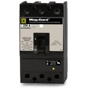 SQUARE D KAL3625025M Circuit Breaker Feed-thru 250 Amp 600vac 3p 25kaic@480v | AG8QXF