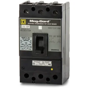 SQUARE D KAL3625029M Circuit Breaker Feed-thru 250 Amp 600vac 3p 25kaic@480v | AG8QXH