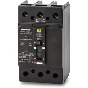 SQUARE D KDL32125 Circuit Breaker Feed-thru 125 Amp 240vac 3p 25kaic@240v | AG8QZH