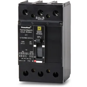 SQUARE D KDL32225 Circuit Breaker Feed-thru 225 Amp 240vac 3p 25kaic@240v | AG8QZM