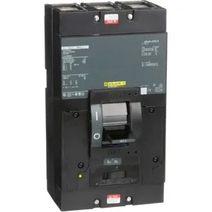 SQUARE D LAL36400 Molded Case Circuit Breaker, LAL, 400 A, 600 VAC, Lug, 3 P | AG7CXG 5B918