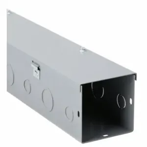 SQUARE D LDB44KO Straight Section Wireway, 4 Inch Width, 4 Inch Height, 48 Inch Length, 16 ga Gauge, 1 | CU4FCX 4B447