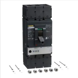 SQUARE D LDL36400U31X Molded Case Circuit Breaker, 3P, 400A, 600V, Feed-Thru | CE6JUW