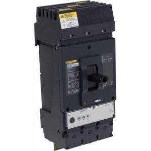 SQUARE D LJL36400U31X PowerPact Molded Case Circuit Breaker, 400A, 3P, Feed Thru | CE6HGG