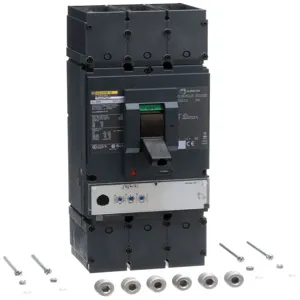 SQUARE D LLL36600U31X Molded Case Circuit Breaker, 600A, 3P, 65kAIC, 600VAC | CE6HGH