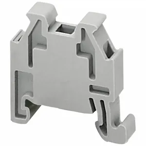 SQUARE D NSYTRAAB15 End Bracket, Gray, Screw Mount | CU4FDY 795ZX8