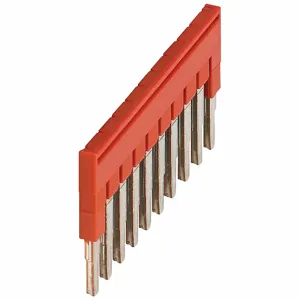 SQUARE D NSYTRAL210 Plug-In Bridge, Red, 10 Poles | CU4GBE 795ZZ6