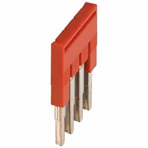 SQUARE D NSYTRAL24 Plug-In Bridge, Red, 4 Poles | CU4GBN 795ZZ8