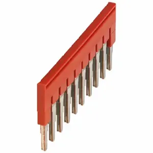 SQUARE D NSYTRAL410 Plug-In Bridge, Red, 10 Poles | CU4GBF 796A68