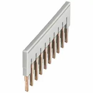 SQUARE D NSYTRAL410GR Plug-In Bridge Jumper, Gray, 10 Poles | CU4GBP 796A01